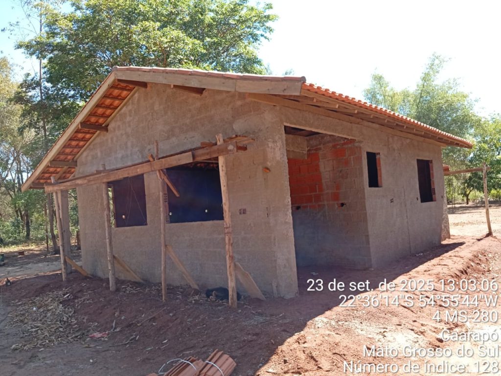 Obras do Minha Casa Minha Vida Rural avançam e transformam a rotina de famílias indígenas em MS